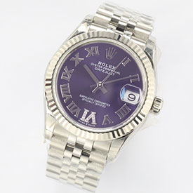 ROLEX デイトジャスト31MM ロゼローマ文字盤 腕時計